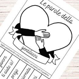 Schede didattiche sulla gentilezza