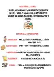 Ricostruire la storia