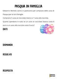 PROBLEMI DI PASQUA PER LA SCUOLA PRIMARIA