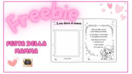 FREEBIE Festa della mamma: il mio diario di memorie
