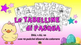 🐣🌼LE TABELLINE DI PASQUA a tema Pulcino 🐤🐣