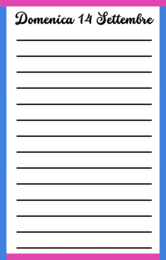 La mia agenda docente