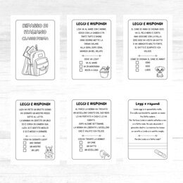 Ripasso di italiano classe prima - Compiti delle vacanze di italiano per la classe prima