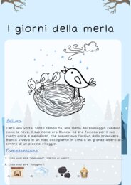 I giorni della merla: lettura e comprensione