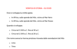 Verifica Egizi