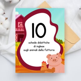 Farm Animals schede didattiche in inglese per la scuola primaria