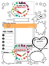 Scrittura visiva per la festa del Papà