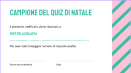 Quiz matematico prima delle vacanze di Natale