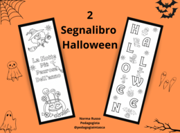 2 segnalibro Halloween