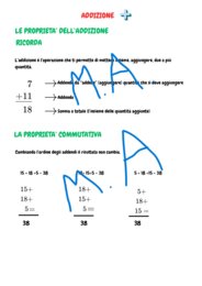 “Le proprietà dell’addizione”