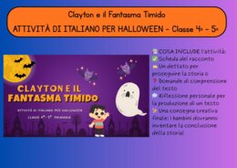 🎃👻 ATTIVITÀ DI ITALIANO PER HALLOWEEN - Classe 4ª -5ª 👻🎃
