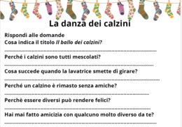 Poesia e attività per la giornata dei calzini spaiati