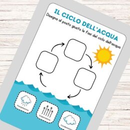 Schede didattiche ciclo dell'acqua