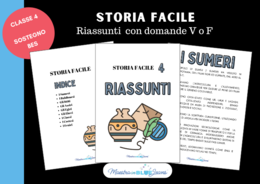 RIASSUNTI di STORIA - Classe 4
