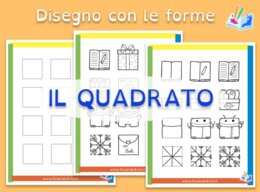 Disegno con le forme: il quadrato