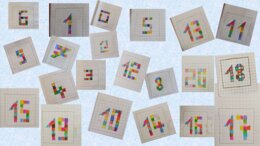Codici per il coding dei numeri da 0 a 20