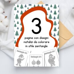 Disegni natalizi da colorare