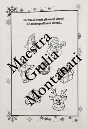 NATALE A SCUOLA - Attività didattiche a tema natalizio per le classi 1^ e 2^ della scuola primaria.