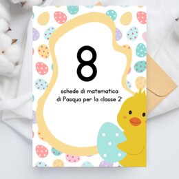 Schede di matematica di Pasqua per la classe seconda