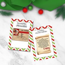 Kit elfo di Babbo Natale da stampare