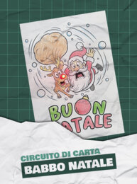 Circuito di carta - Babbo Natale