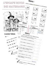 ESCAPE ROOM MATEMATICA CLASSE TERZA