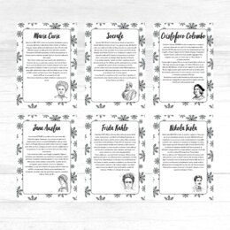 Calendario dell'avvento da stampare - "Personaggi famosi"
