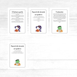 Letture con domande di comprensione a tema Halloween