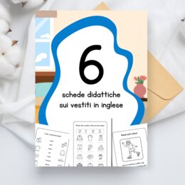 Schede didattiche sull'abbigliamento in inglese