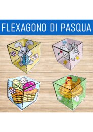 🐣 Flexagon della Pasqua – Un Puzzle Magico che Prende Vita tra le Mani