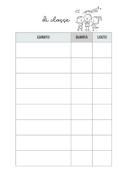 AGENDA DOCENTE GIORNALIERA 2025/2026 per Scuola dell'infanzia, Primaria e Secondaria