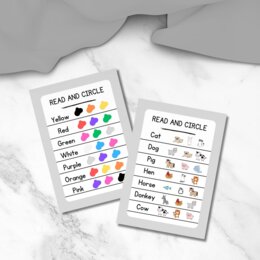 Read and circle – Schede didattiche