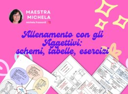AGGETTIVI: SCHEMI, TABELLE, ESERCIZI