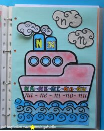Lettera N di Nave interattiva