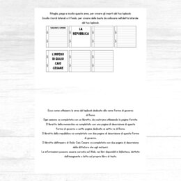 Lapbook sui Romani