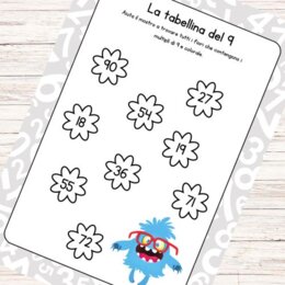 Schede didattiche tabelline