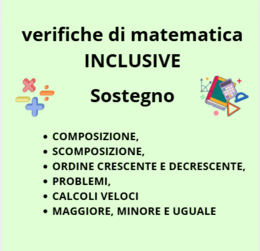Verifiche di Matematica Inclusive (Fino al 9000): Composizione, Calcolo e Problemi | Materiale Inclusivo
