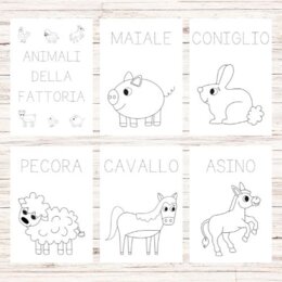 Schede didattiche sulla fattoria scuola dell'infanzia