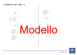 Aritmetica dei cubi | matematica | 26 colonne