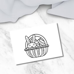 Lavoretto di Pasqua - Cestino di uova da assemblare