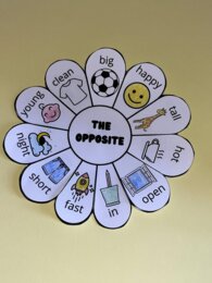 The Opposites Flower – Attività sui contrari in inglese