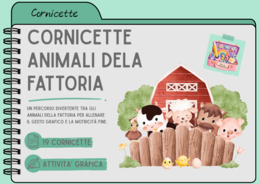 CORNICETTE ANIMALI DELLA FATTORIA di Vita da Mammestra