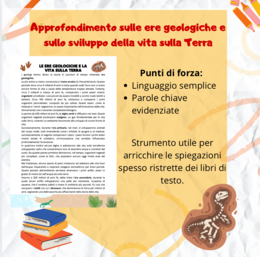Le ere geologiche e la nascita della vita sulla Terra - classe terza