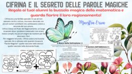 Il Lapbook delle Parole Magiche nei Problemi con la Farfalla Cifrina