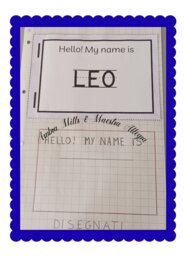 Quaderno d'inglese classe 1