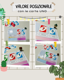 Valore posizionale con carte UNO