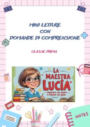 mini letture in stampato minuscolo