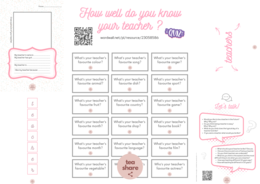 Teacher’s Day resource pack (with online activities)