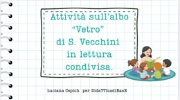 Attività con l'albo illustrato "Vetro"