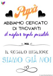 Biglietto per Papà